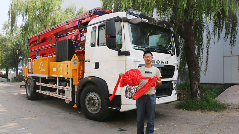 科尼樂混凝土泵車給力，半年時間就回本了